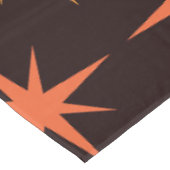 オレンジとアンバースターバストミッドセンチュリーモダン テーブルクロス (アングル)