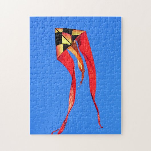 オレンジとイエローカイトジグソーパズル ジグソーパズル (縦)