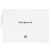 オレンジとイエローローズウォーター色オリジナルアート (裏面横)