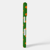 オレンジとグリーンの水玉模様デザイン Case-Mate iPhoneケース (裏面 / 右)