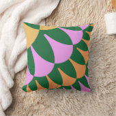 オレンジとグリーンはかりで測 クッション (ブランケット)