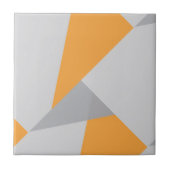 オレンジとグレーのセラミックタイル タイル (正面)