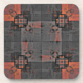 オレンジとグレーの十字路コースター コースター (正面)