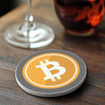 オレンジとグレーのBitcoinアイコン – cryptocurrency コースター<br><div class="desc">暗号通モダン貨のスケッチクリプトテーマデザインおもしろいギフト！変更をもし行うにはのまわりにクリック、デザイン領域でアイテムを移動する必要がある</div>
