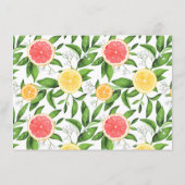 オレンジとグレープフルーツの新しい母のためのアドバイス アドバイスカード (裏面)