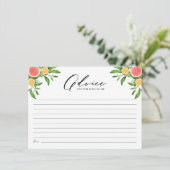 オレンジとグレープフルーツの新しい母のためのアドバイス アドバイスカード (スタンド正面)