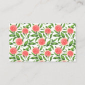 オレンジとグレープフルーツ本リクエスト赤ちゃんシャワー エンクロージャーカード (裏面)