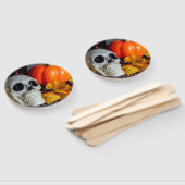 オレンジとスカル ハンドファン (組立なし)