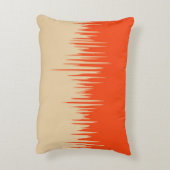 オレンジとタン アクセントクッション (裏面(縦))