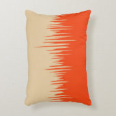 オレンジとタン アクセントクッション (正面(垂直))