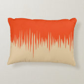 オレンジとタン アクセントクッション (裏面)