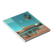 オレンジとトルコイズのトレビエハ ノートパッド (アングル)