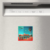 オレンジとトルコワーズのトレビエハが好き マグネット (インサイチュ (食洗機))