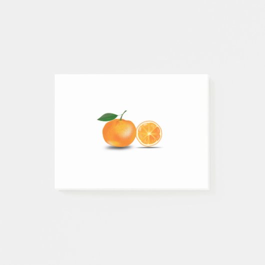 オレンジとハーフ ポストイット (正面)
