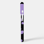 オレンジとパープルのハートの水玉模様 Case-Mate iPhoneケース (裏面 / 左)