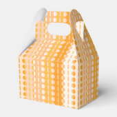 オレンジとピンクのオンブレギャル - ストライプに円 フェイバーボックス (裏面サイド)