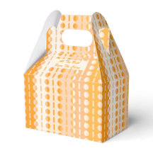 オレンジとピンクのオンブレギャル - ストライプに円