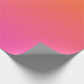 オレンジとピンクのグラデーション ラッピングペーパー (角)