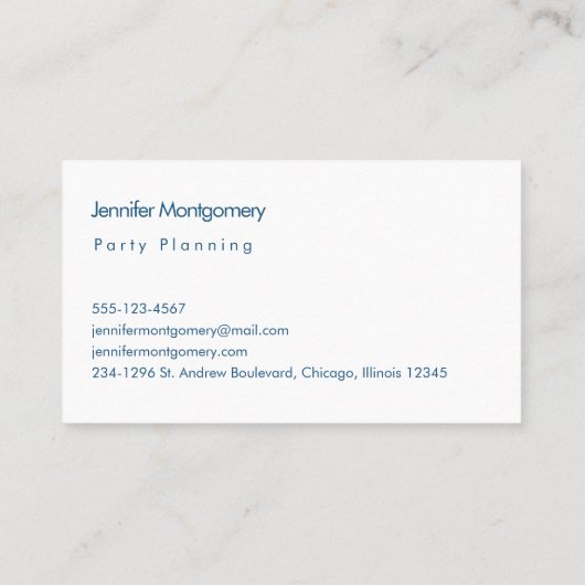 オレンジとピンクのフローラブーケとダイヤモンドフレーム 名刺 (裏面)