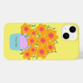 オレンジとピンクの春の花 Case-Mate iPhoneケース (裏面 (横))