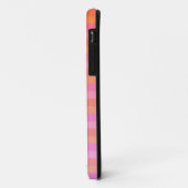 オレンジとピンクの波状ストライプ Case-Mate iPhoneケース (裏面/左)