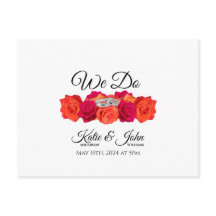 オレンジとピンクの花と輝き – RSVP