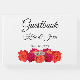 オレンジとピンクの花と輝結婚き –  ゲストブック