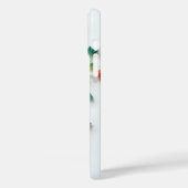 オレンジとピンクの花柄 Case-Mate iPhoneケース (裏面 / 左)
