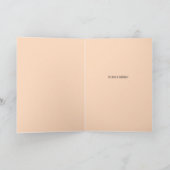 オレンジとフューシャの祝賀カード カード (内部)