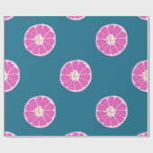 オレンジとフルーツのシームレスなパターン。抽象芸術,アート,b ラッピングペーパー (フラット)