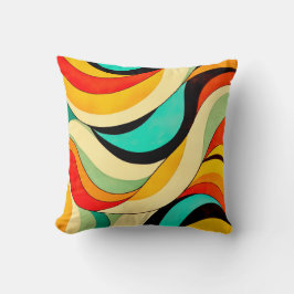 オレンジとフレンドのカラーブレンド クッション