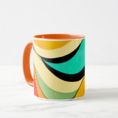 オレンジとフレンドのカラーブレンド マグカップ (正面左)