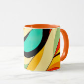 オレンジとフレンドのカラーブレンド マグカップ (正面右)