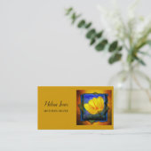 オレンジとフローラ母ヘルパー名刺 コーリングカード (スタンド正面)