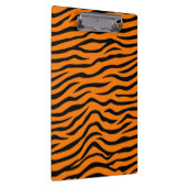 オレンジとブラックのアニマルプリントトラストライプグ クリップボード (右)