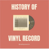 オレンジとブラックのカスタムカットビニールステッカー シール (正面)