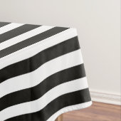 オレンジとブラックのミッドセンチュリーモダンアート テーブルクロス (インサイチュ)