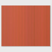 オレンジとブラック&パープルのストライプ ラッピングペーパー (フラット)