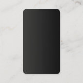 オレンジとブラッコンテンポラリークのビジネスQRカード 名刺 (裏面)