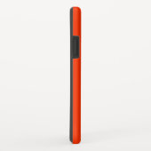 オレンジとブルーのストライプパターンMonogram Case-Mate iPhoneケース (裏面/右)