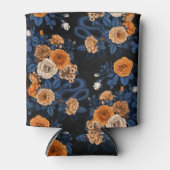 オレンジとブルーのバラに隠れている 缶クーラー (正面)