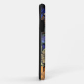 オレンジとブルーのフローラ Case-Mate iPhoneケース (裏面/右)