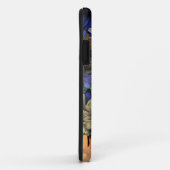 オレンジとブルーのフローラ Case-Mate iPhoneケース (裏面/右)