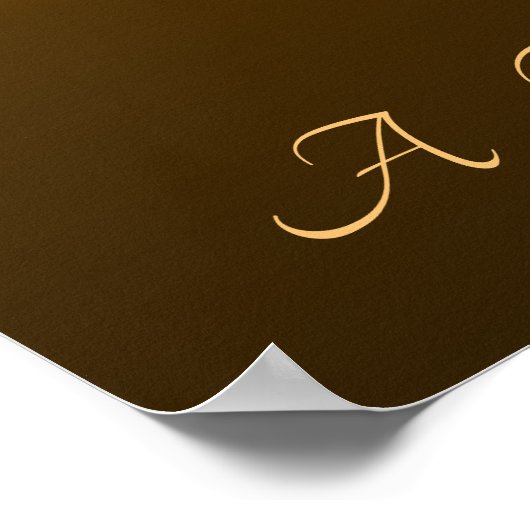 オレンジとブルーの砂漠から旅が始まる ポスター (角)