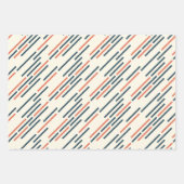 オレンジとブルーの第2巻 ラッピングペーパーシート (正面)