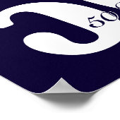 オレンジとブルーの50年間クラス懇親会 ポスター (角)