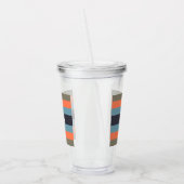 オレンジとブルーパパ アクリルタンブラー (左)