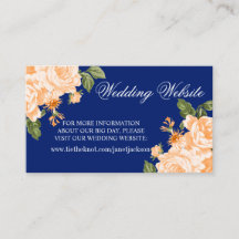 オレンジとブルー結婚の花