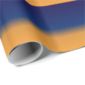 オレンジとブルー ラッピングペーパー (ロールコーナー)