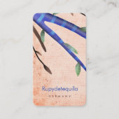 オレンジとブルー 名刺 (正面)